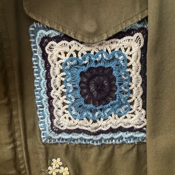 AMIRI: Army Green "Brothers" Military Short Parka - 46 - Picture 7 of 9